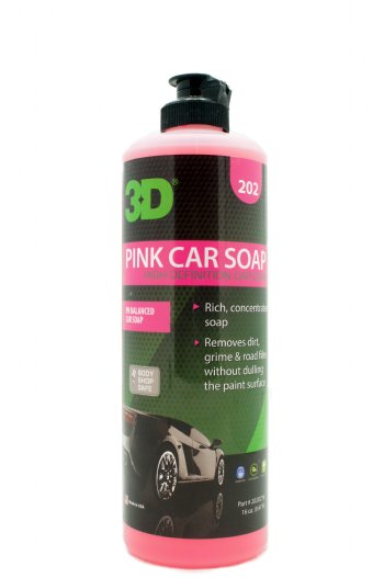 3D Pink Car Soap 16oz
